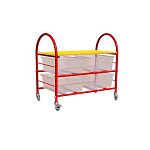 РК Стеллажная выдвижная система хранения 2 - 4 контейнера