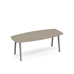ТМ М1 144 Стол для переговоров фигурный METAL  220x100x75.6