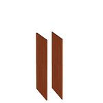 СТ9.4 Панель боковая к средним стеллажам (407х16х1200)