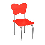 РК2 Стул детский на м/к регулируемый фигурный красный