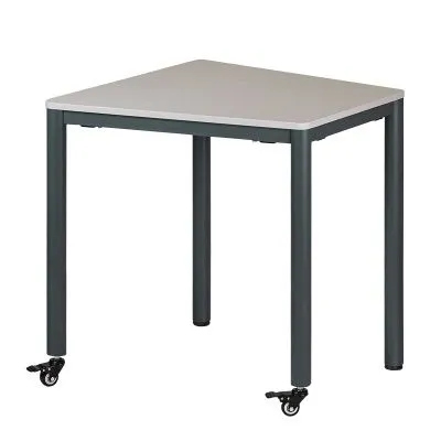 «Кинетика» Стол мобильный  "ассиметричный" фиксированный, № 7  (670*670*817) 