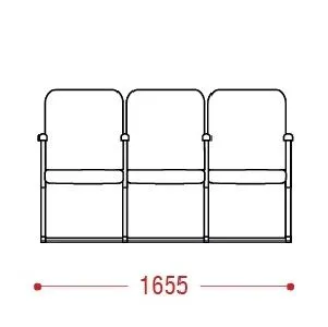 КФ Рим1М трехместная секция 165.5х90х65