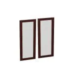 МЛ8.3 дверь стеклянная в рамке (804х18х1181)