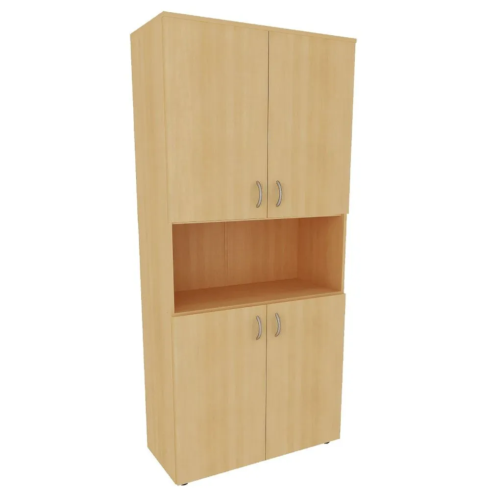 "Бюджет" Шкаф широкий для учебных пособий с нишей (850*450*2010)