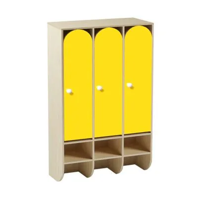 РК ШНД-48 ШКАФ ДЕТСКИЙ (ЛДСП+МДФ) 3 ЯЧЕЙКИ