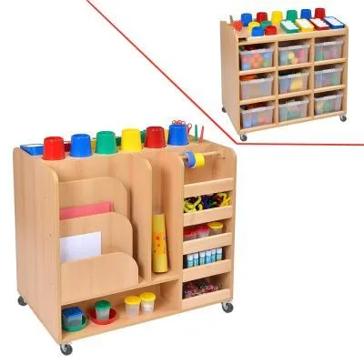 РК Тумба для игрушек и пособий 24 с контейнерами 1000х600х1100мм