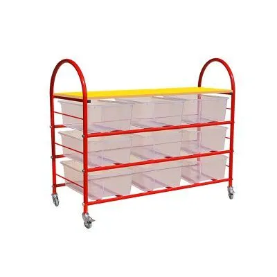 РК Стеллажная выдвижная система хранения 3 - 9 контейнеров