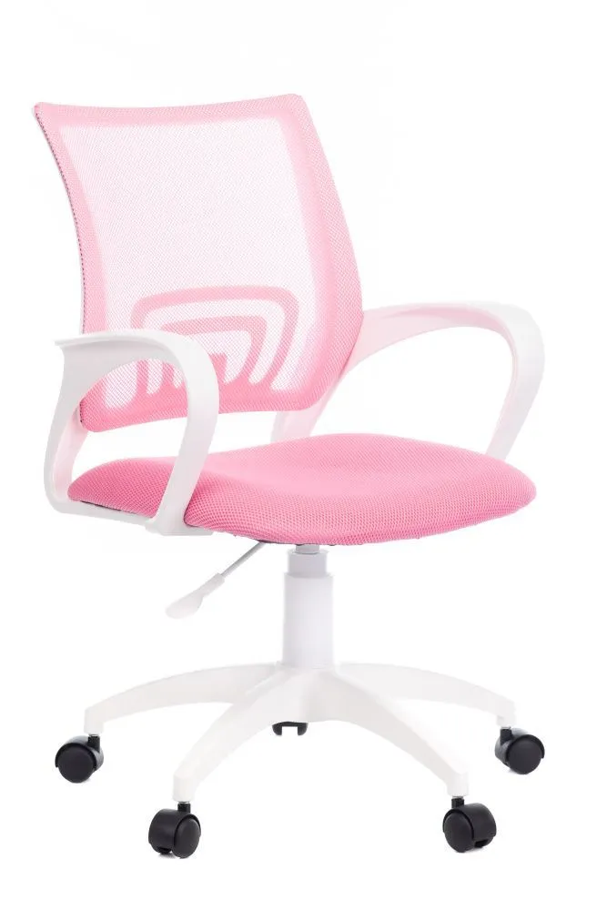БР  CH-W695NLT кресло для персонала сетка/белый плстик