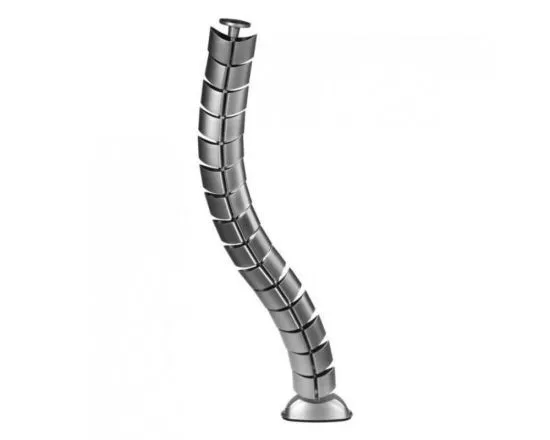 А4 721 Кабель-канал овальный вертикальный, серый 