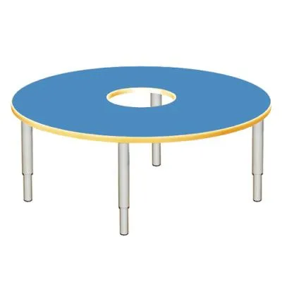 РК17 СТОЛ ДЕТСКИЙ МДФ РЕГУЛИРУЕМЫЙ (ДИАМ.1100)