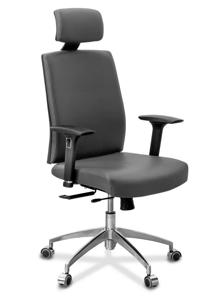 ЮН Alfa X/SL/3D/H Кресло с подголовником, экокожа