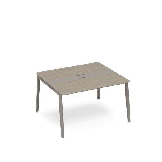 ТМ М1 154 Стол для переговоров с кабель-каналом METAL 140x124x75