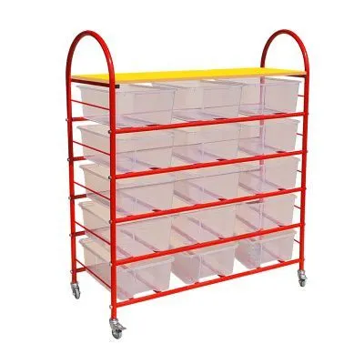 РК Стеллажная выдвижная система хранения 3 - 15 контейнеров