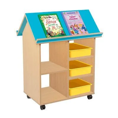 РК Тумба для игрушек и пособий 18 ( с контейнерами) 800х450х900мм