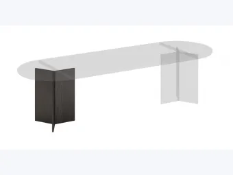 ELGAM001 Positano Опора стола переговоров 73*30*30 