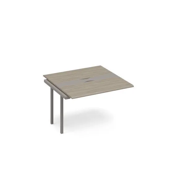 ТМ М1 153-1 Секция стола для переговоров с кабель-каналом METAL 120x124x75 