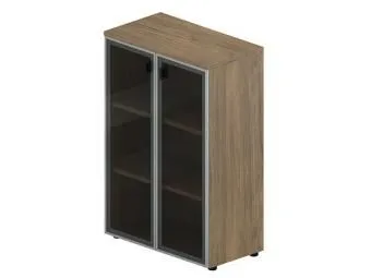 709 Шкаф Н121 стекл.двери 80х44х121