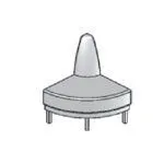Александрия Секция угловая внешняя 76x76x93