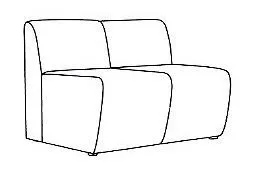 ДУГЛАС Диван 2А 1100*700*740 Экокожа