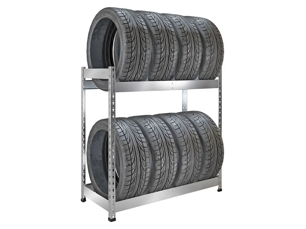 SB 1153х1167х525  стеллаж  для хранения 8 шин оцинк. (1153x1167x525)