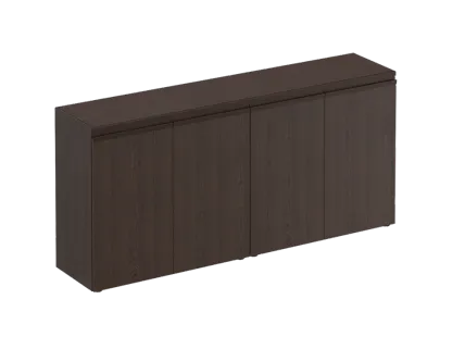 МК306 Шкаф для документов низкий закрытый (180.4х40.4х85)