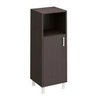 421-811 шкаф для документов левый, дверь дсп без замка + ниша (47.7х45х130.6)