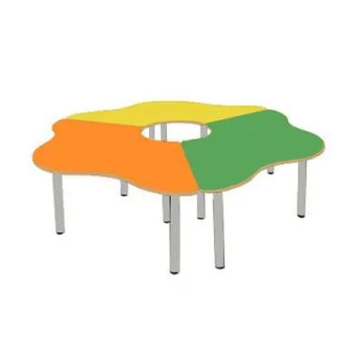 РК25 СТОЛ ДЕТСКИЙ МДФ РЕГУЛИРУЕМЫЙ (ДИАМ.1400)