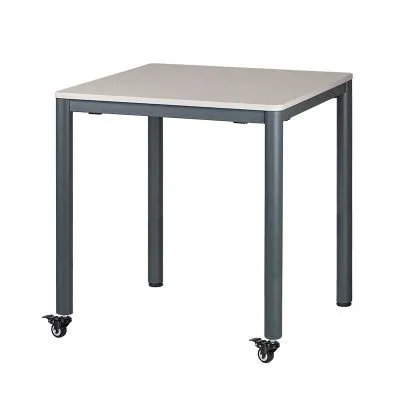 «Кинетика» Стол мобильный "квадратный" фиксированный, № 6  (700*700*817) 