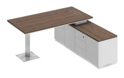 СИ102 Стол руководителя на опорной тумбе (левый/правый) 200х180х75