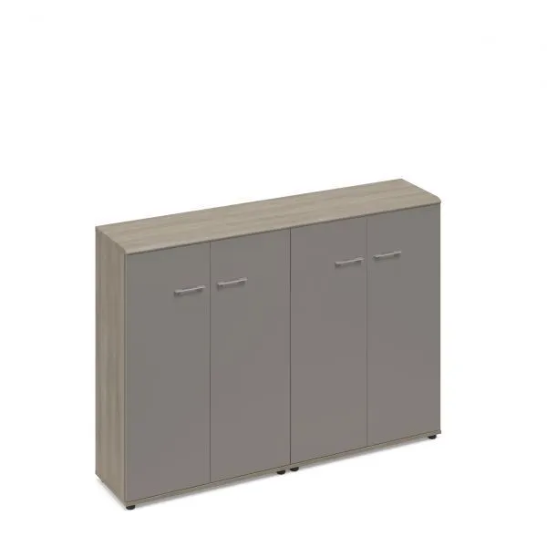 МР 9392 Шкаф средний комбинированный закрытый (топ МДФ) WOOD 180.3x40.8x127.4