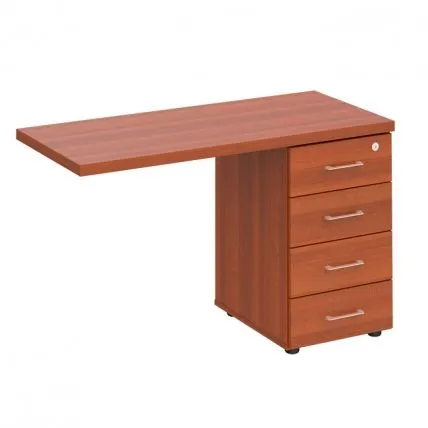 ПТ767 Брифинг-приставка боковая на опорной тумбе (120х60х75)