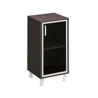 411-814 шкаф для документов правый, дверь в алюминиевой раме (47.7х45х93.9)