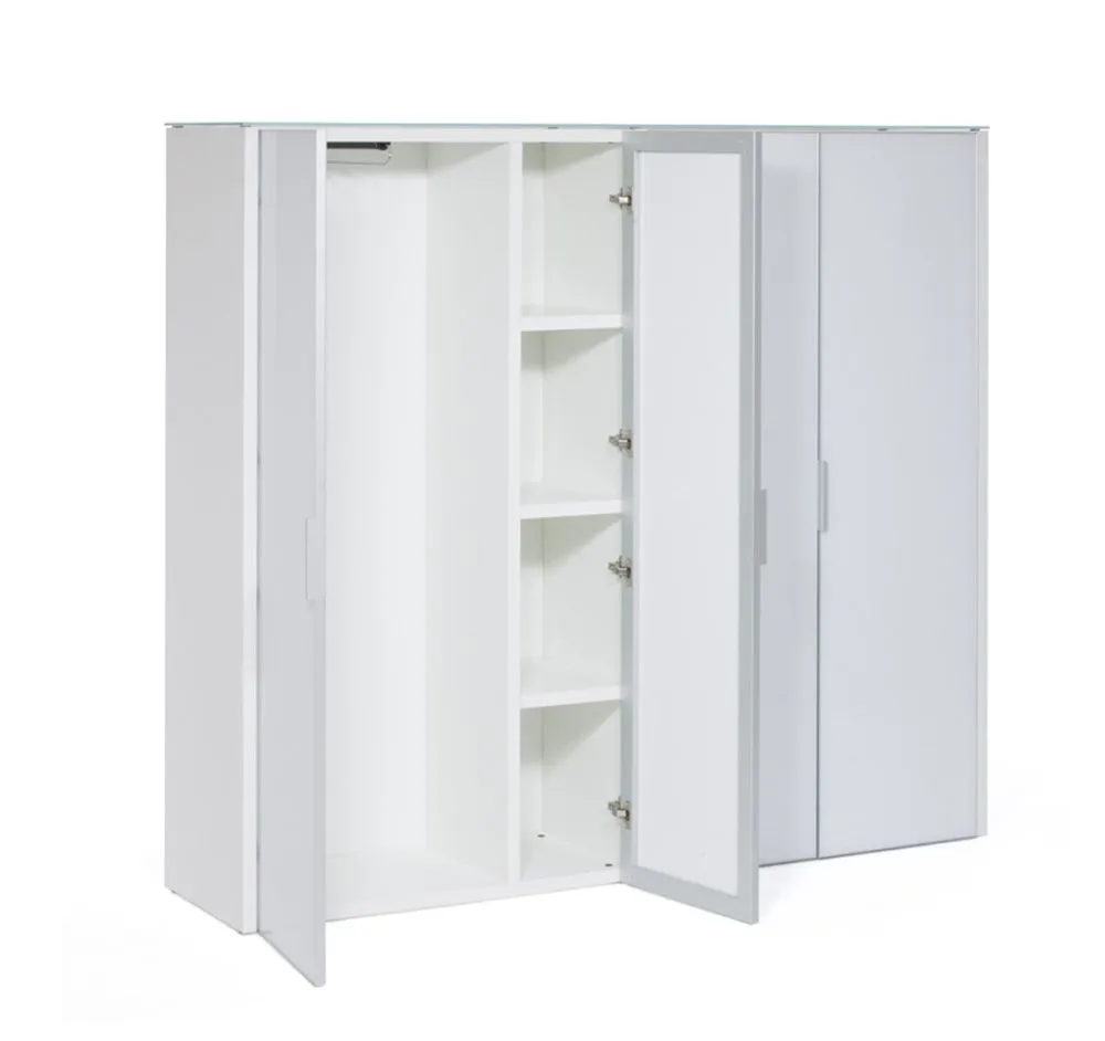 KYO LIB4/980 + LIBW/980 + LIBSH/980 Шкаф для бумаг+гардероб 190,7x45,2x171,4
