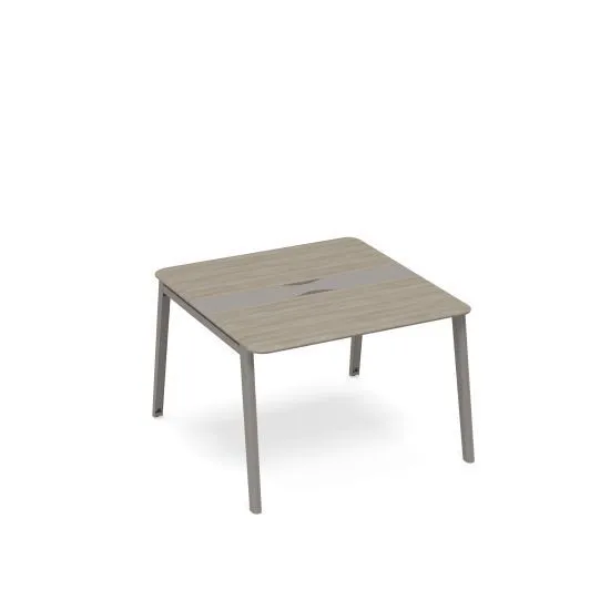 ТМ М1 153 Стол для переговоров с кабель-каналом METAL 120x124x75 