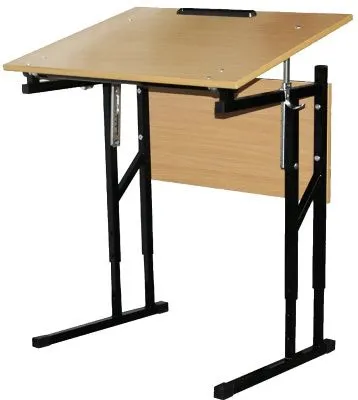 &quot;Бюджет&quot; Стол 1-м с изменяемым наклоном столешницы, № 5-7 (700*500*700-820) 