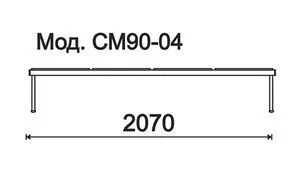 КФ Турист  четырехместная секция 207х41х56 см