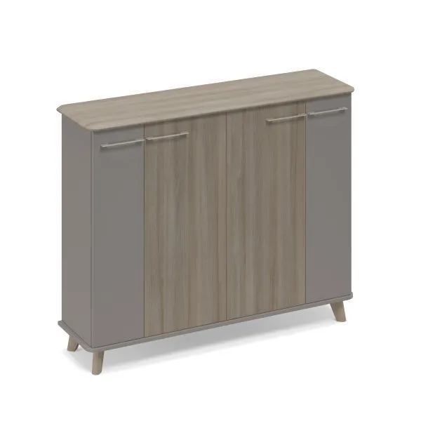 ТМ 353  Шкаф средний греденция закрытый WOOD 150x44x122.4