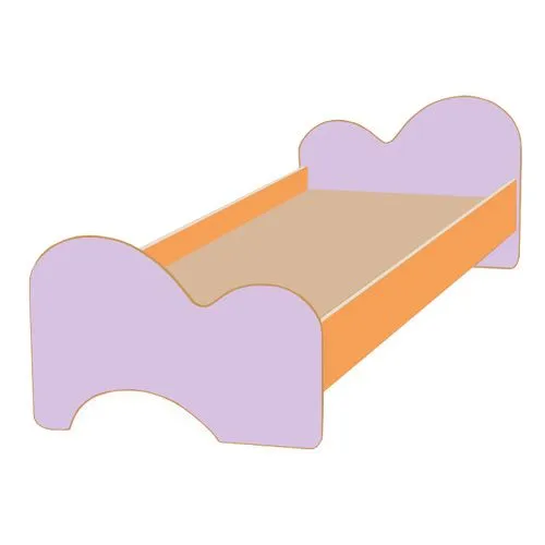 РК19 КРОВАТЬ ДЕТСКАЯ (ЛДСП+МДФ)