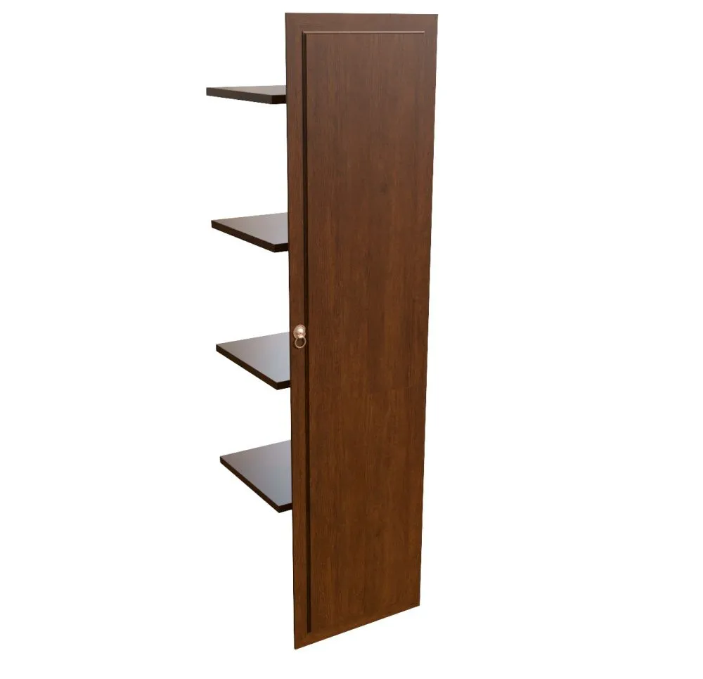 Наполнение одностворчатого шкафа с деревянной дверцей и вешалкой (50*47*197) арт.29554