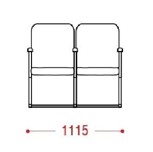 КФ Рим1М двухместная секция 111.5х90х65