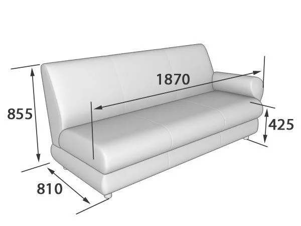 Матрикс Секция 3-местная с левым подлокотником (1860*800*855)