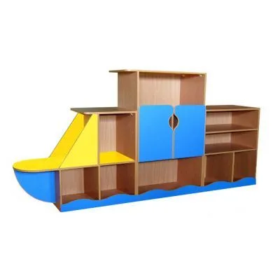 РК Стенка детская кораблик М-2 2100х350х1050мм