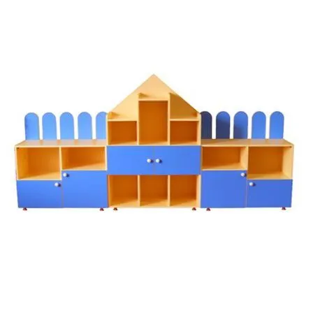 РК Стенка детская  домик 1 2760х366х1400мм