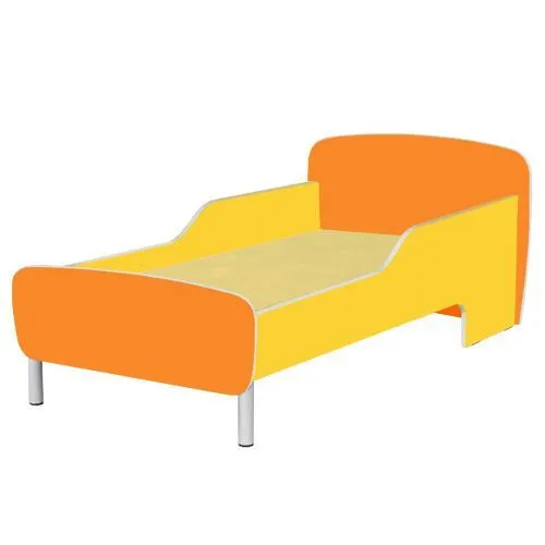 РК13 КРОВАТЬ ДЕТСКАЯ (ЛДСП+МДФ) НА МЕТАЛЛИЧЕСКИХ НОЖКАХ