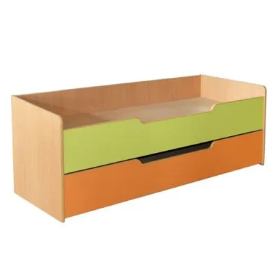 РК22 КРОВАТЬ ДЕТСКАЯ (ЛДСП+МДФ)ДВУХЪЯРУСНАЯ