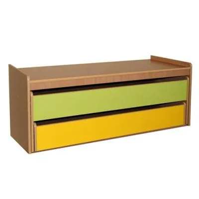 РК25 КРОВАТЬ ДЕТСКАЯ (ЛДСП)ДВУХЪЯРУСНАЯ В ТУМБЕ