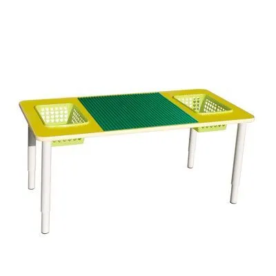 РК26 СТОЛ ДЕТСКИЙ ЛЕГО "ДУПЛО" (2 ПЛАСТИНЫ) ЗЕЛЁНАЯ+ЗЕЛЁНАЯ