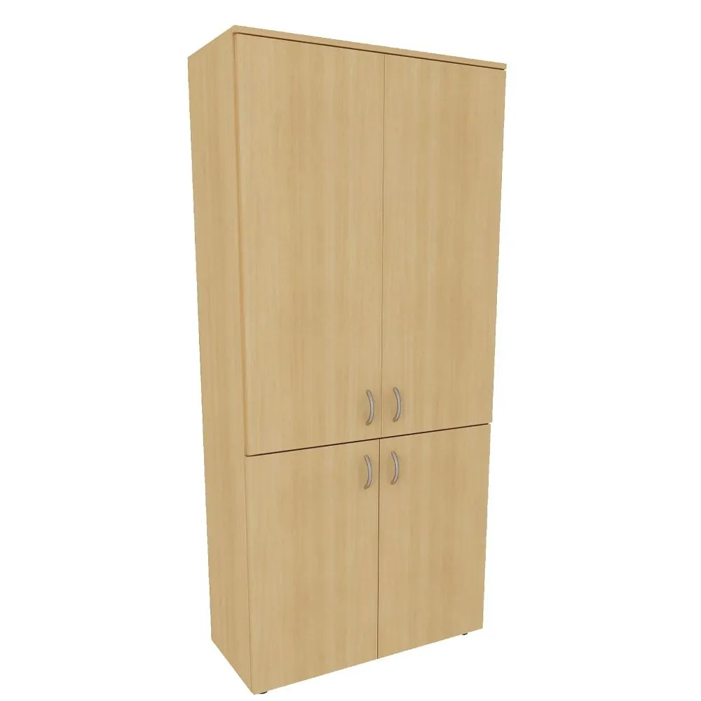 "Бюджет" Шкаф широкий закрытый 4 двери (850*450*2010)