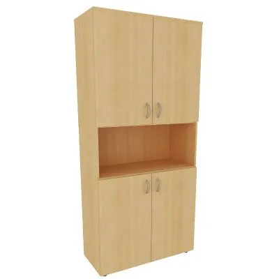 "Бюджет" Шкаф широкий для учебных пособий с нишей (850*450*2010)