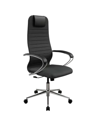 SU-B-10/подл.131/осн.009  Кресло ткань, основание хром. каплевидное